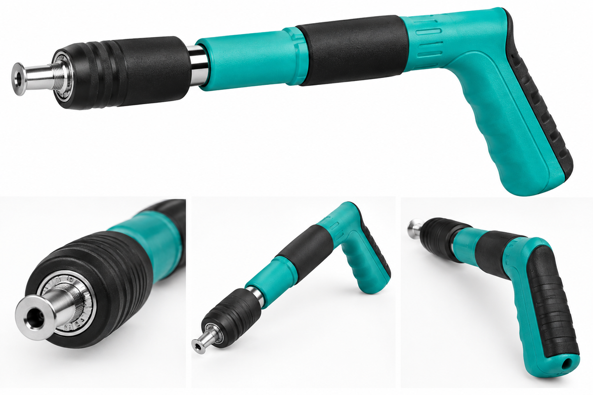 4 Speed Adjustable Manual Steel Concrete Nail Gun Tool
